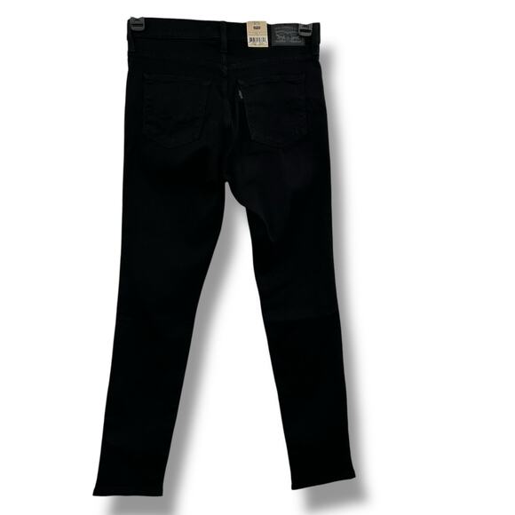 NEW Levi's Black 311 Shaping Skinny Jeans Size 28 Mid Rise Tummy Slimming Denim - Picture 3 of 7
